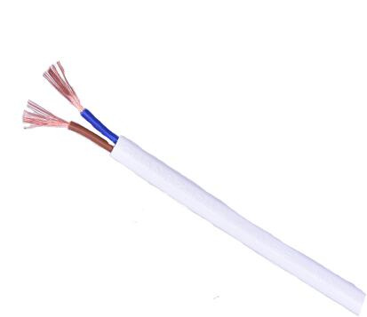 Cable plano doble con conductor de cobre, aislado con PVC y revestido de PVC
