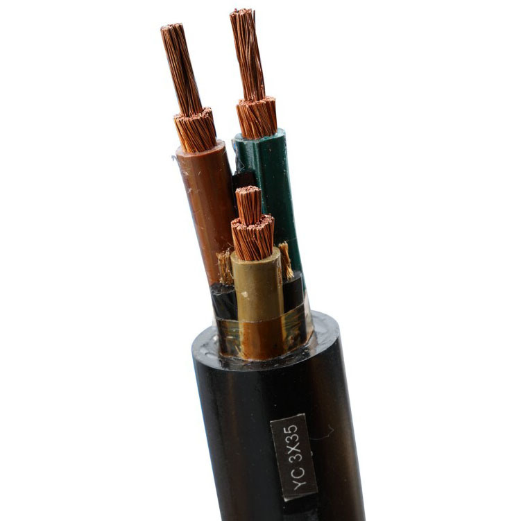 Factory Direct Copper Conductor Electric Wire Rubber Cable
