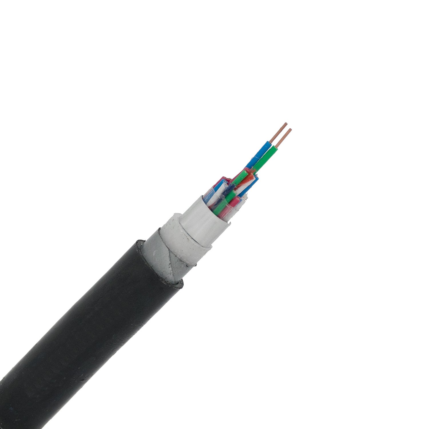 Flexible Multicore Electrical Kvvp PVC Insulated Sheilding Power Control Cable