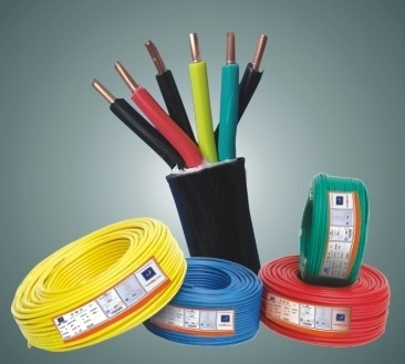 Solid Copper Conductor PVC Round Electric Wire Cable