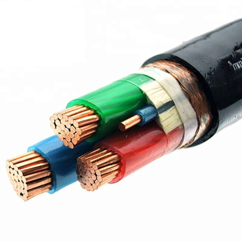 0.6/1kv Low Voltage Copper Aluminum Conductor 1 2 3 4 5 Core XLPE PVC Insulated Sta Awa Armoured Electric Cable Underground Power Cable