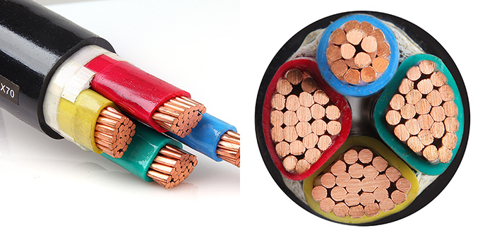 0.6/1kv XLPE PVC Insulated Power Cable Yjv Yjlv Cu/XLPE/PVC Electrical Cable 14AWG 12AWG 10AWG 8AWG