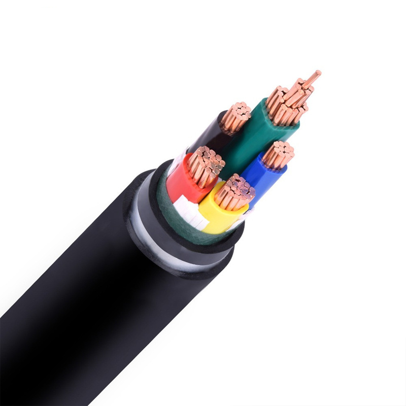 0.6-1kv Yjv22 Cu/XLPE/PVC/Sta Armoured Cable 4 Cores Low Voltage Power Cable