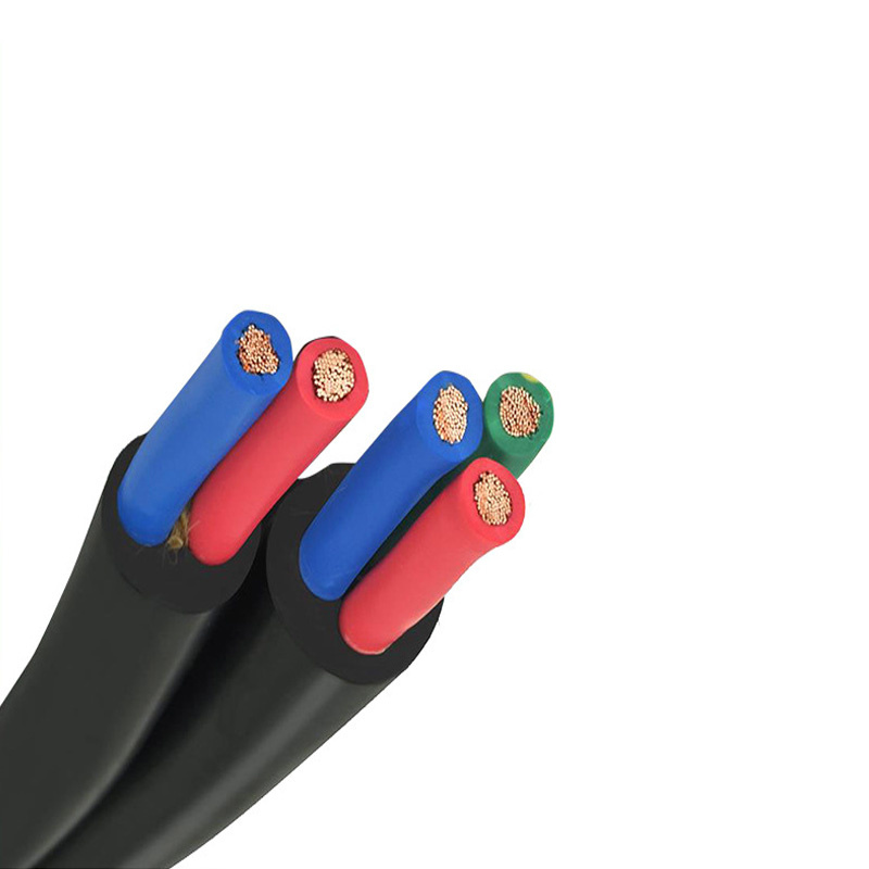 2.5mm2 H07rn-F Cable de conductor de cobre resistente al calor, cable de goma