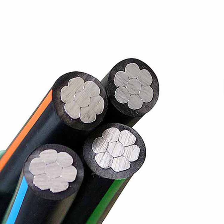 4 Core Quadruple XLPE Insulation ABC Aerial Bundled Electrical Cable