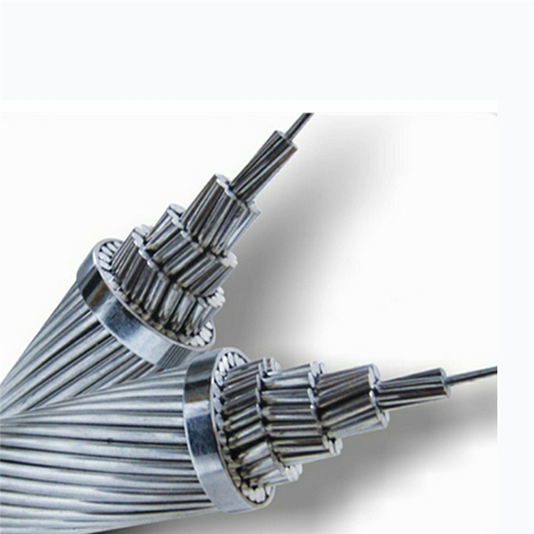 Conductores eléctricos aéreos trenzados desnudos ASTM/NFC Conductor de aluminio puro Conductor de aluminio aleado Conductor de acero revestido de aluminio