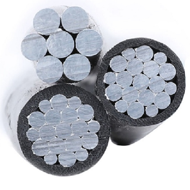 Aerial Bundled Cables (ABC) 0.6/1kv ANSI Alunminum Alloy Bearing Line, Phase Line, Lighting Line
