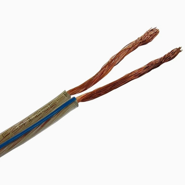 Fio Flexível Plano de Cobre de Dois Núcleos para Alto-falante