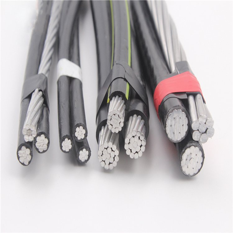 Duplex Triplex Quadruplex Aluminum ABC Cable 0.6/1kv Aluminum Service Conductor ABC Cable