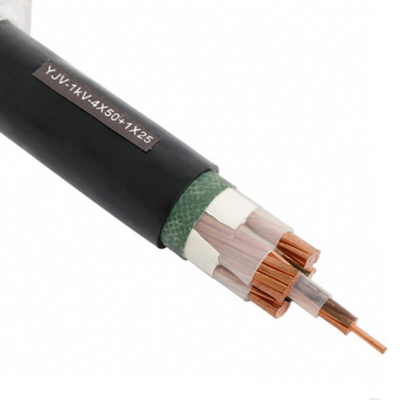 Electric Cable XLPE PVC Electric Wire and Cable Fios Eletricos Cabos Eletricos Low Voltage Copper Cambodia 25mm 4core 10mm Yjv