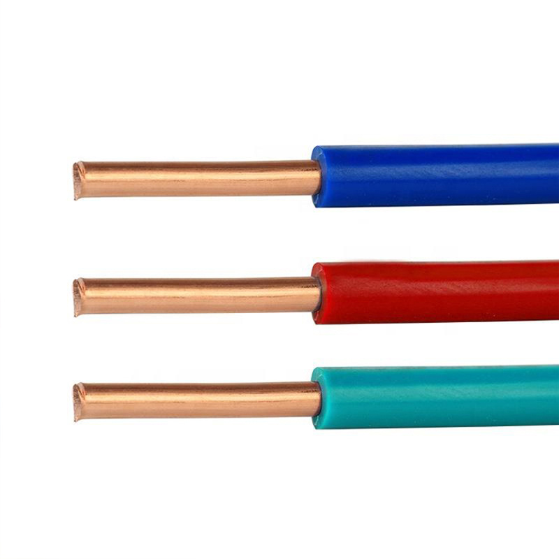 China Precio de cable y alambre eléctrico aislado de PVC con chaqueta colorida fabricante y proveedor