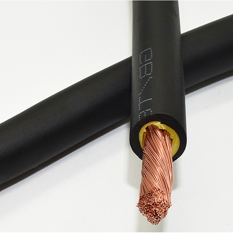 Venta de fábrica de cable de soldadura de goma flexible