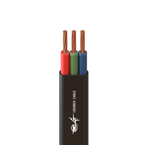 Cable plano flexible retardante de llama libre de halógenos y de bajo humo