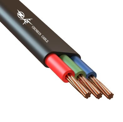 Cable plano de alto rendimiento para edificios, cable para casas