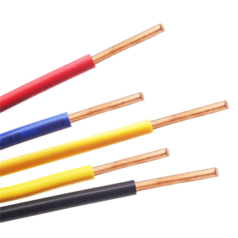 High Quality 300/500V Roll Copper/PVC China H07VV-R Electric Wire Solid Conductor BV