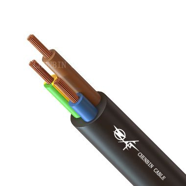 Venda Quente Cabo Elétrico Flexível Isolante Revestido de Borracha Macia com CE