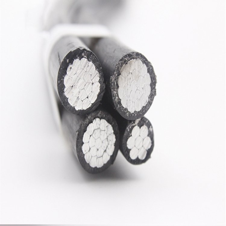 Último 1kv cable aéreo agrupado de transmisión eléctrica aislado de PVC / XLPE