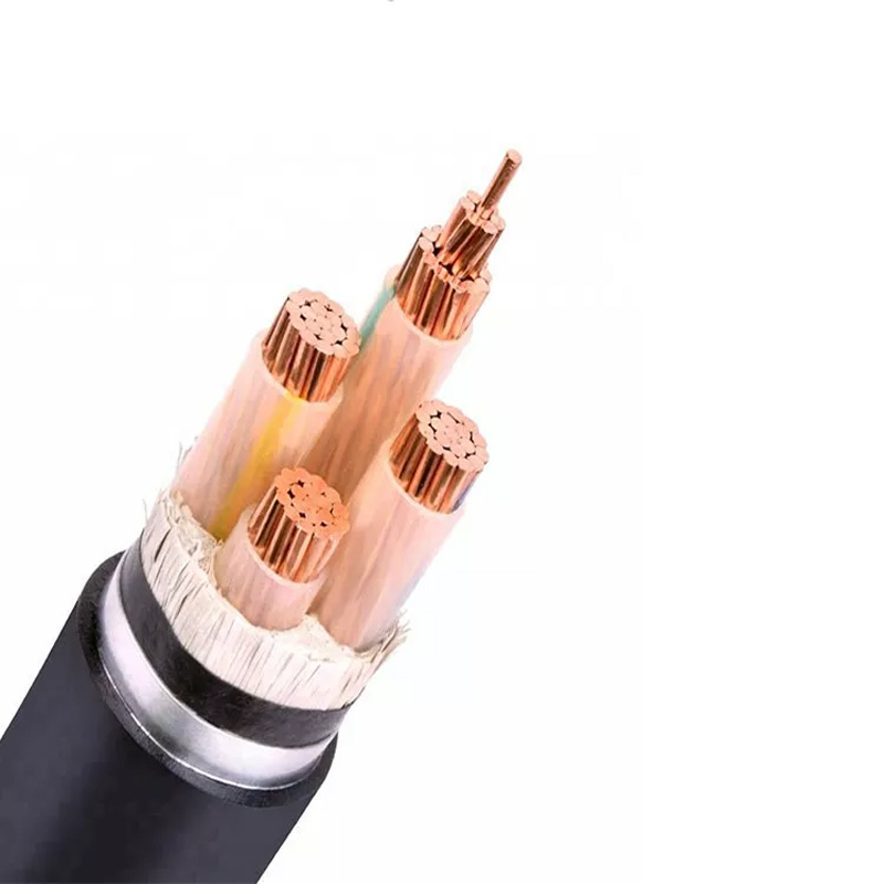 Low Voltage 0.6/1kv Yjv22 4 Core Copper Cu XLPE PVC Sta Steel Tape Armored Underground Power Cable