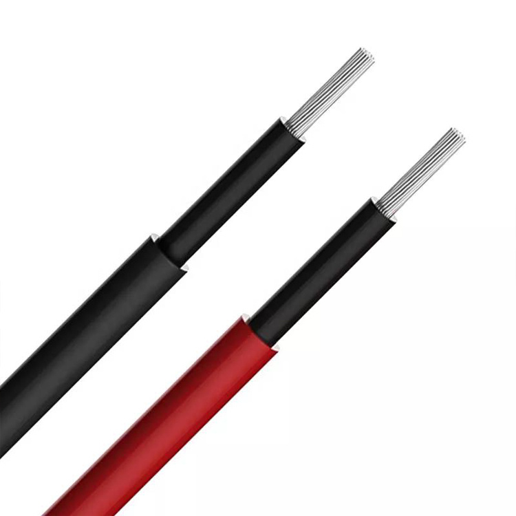 Low Voltage Tinned Copper Conductor High Quality Xlpo Insulation and Jacket Solar Cable
