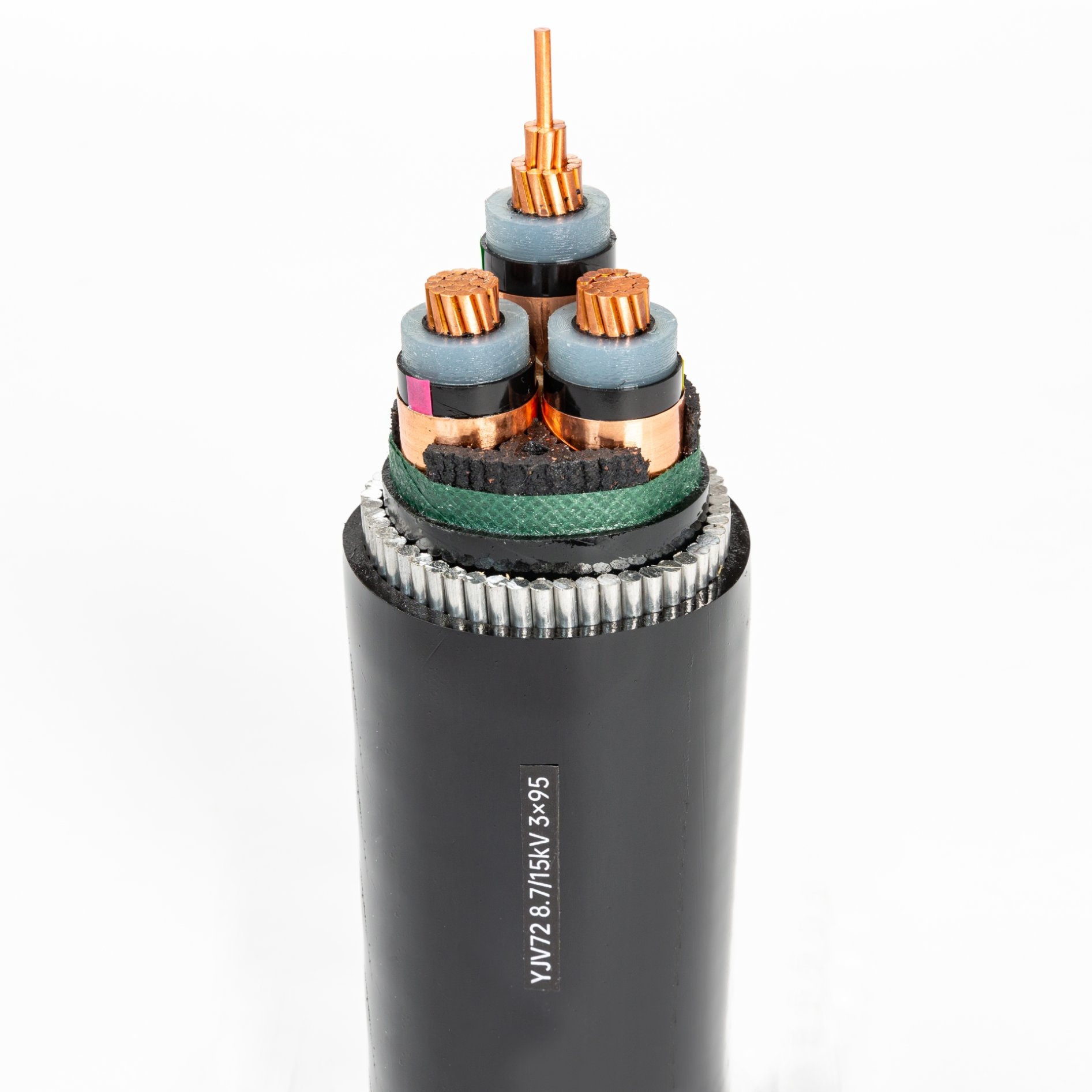 Medium Voltage 6/10kv 18/30kv 19/33kv N2xsy N2xs (F) 2y Cu/XLPE/Cws/PVC Cable Medium Voltage Power Cable