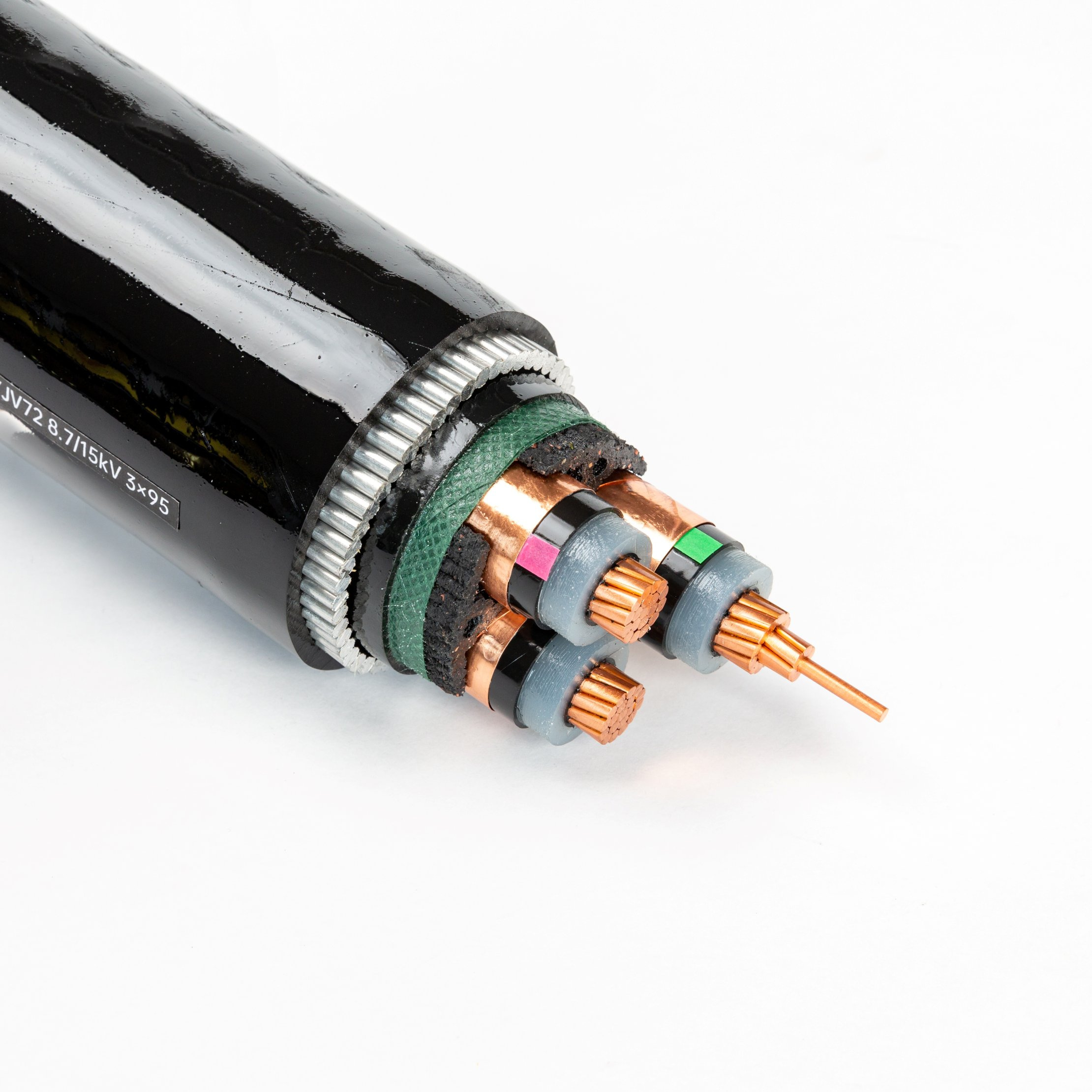 N2xsb (AL) Y 1X (25-630) mm² 3.6/6 Kv N2xsb (AL) Y-1 Core Cu XLPE PVC with ATA Armor