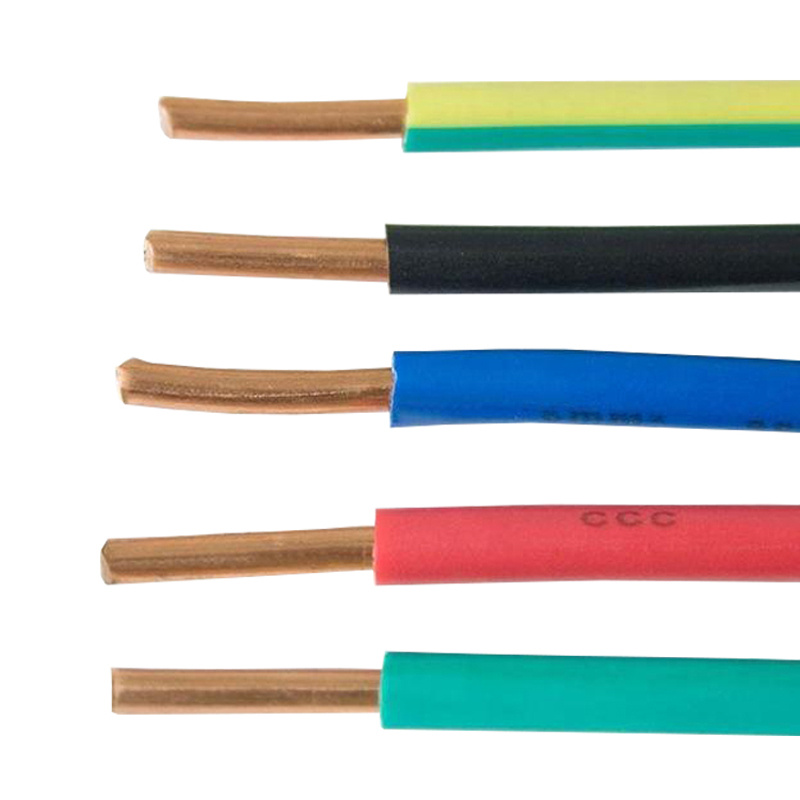 Cable eléctrico de cobre sólido de un solo núcleo con aislamiento de PVC