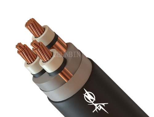 Power Cable Medium Voltage Copper Screen 1~35kv