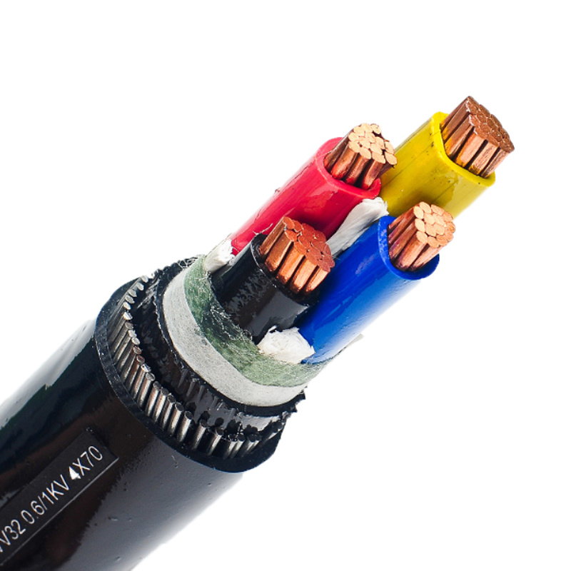 Sheath Power Cable for Underground Copper Conductor XLPE Insulated Steel Wire Armoured (SWA) with PVC 0.6/1kv Yjv32 of LV Cable