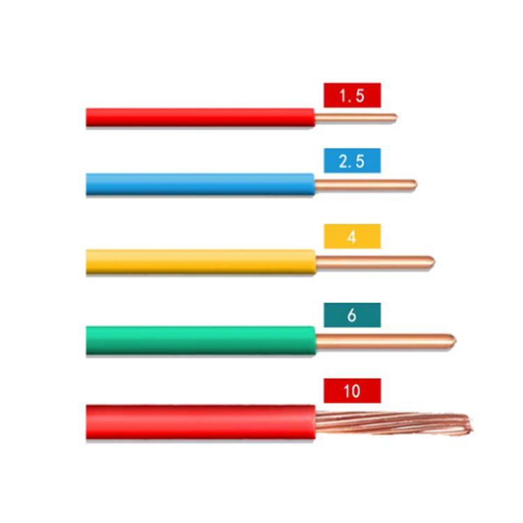 Solid Conductor Wire PVC Insulated Building Wire House Wire Cable BV Blv Bvr BVV Blvv BVVB