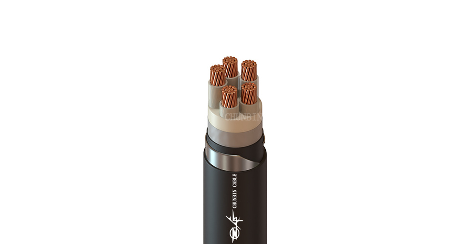 Steel Tape Armoured Power Cable XLPE Insulated PVC Sheathed