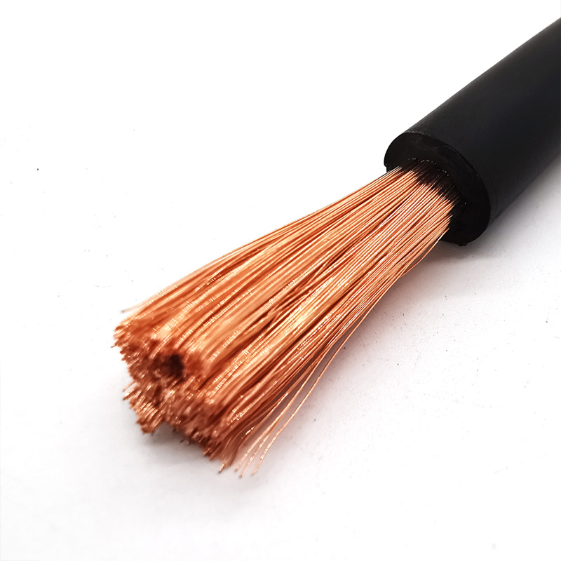 Cable de soldadura eléctrica de goma super flexible