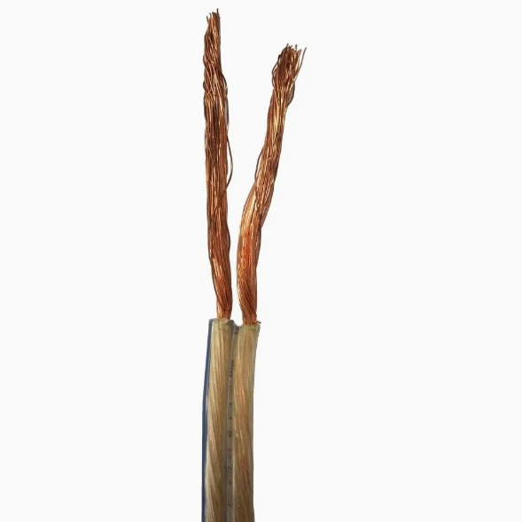 Two-Core Flat Copper Core Flexible Wire Speaker Electronic Wire Teleommunication Cable