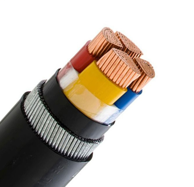 0.6/1kV 4Cx6mm2 Copper Conductor PVC Insulated SWA Armored LV Power Cable IEC 60502-1