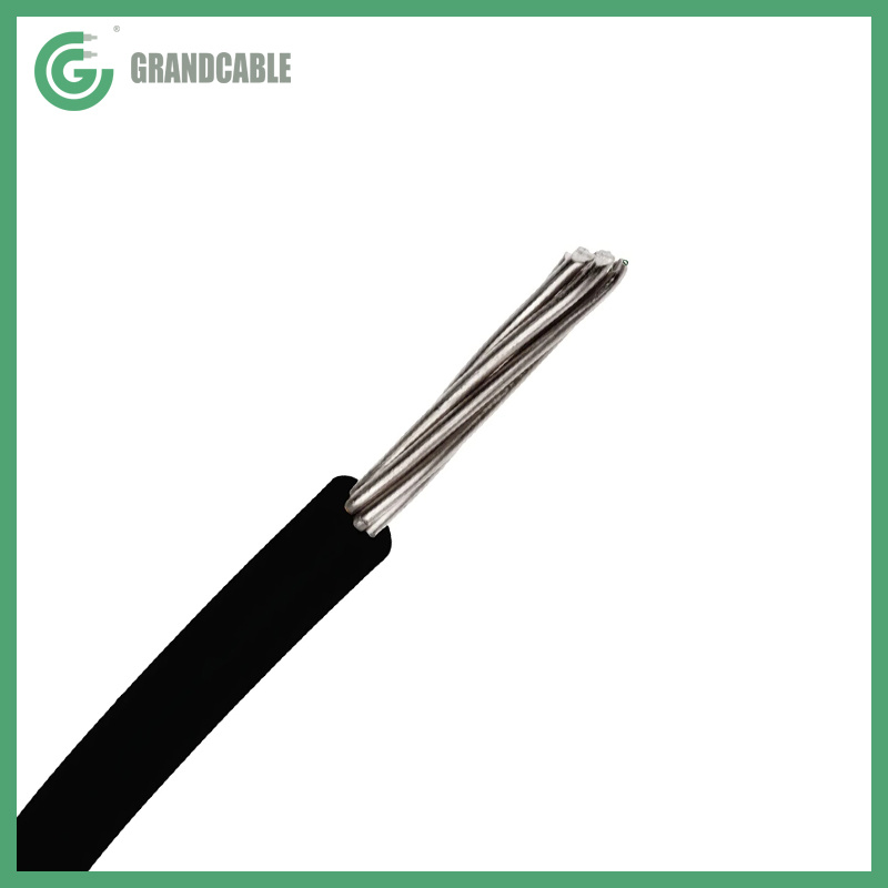 10mm câble Al SD isolé en PVC noir