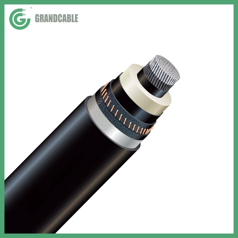 115 kV 750MCM Aluminum XLPE Single Core High Voltage Power Cable