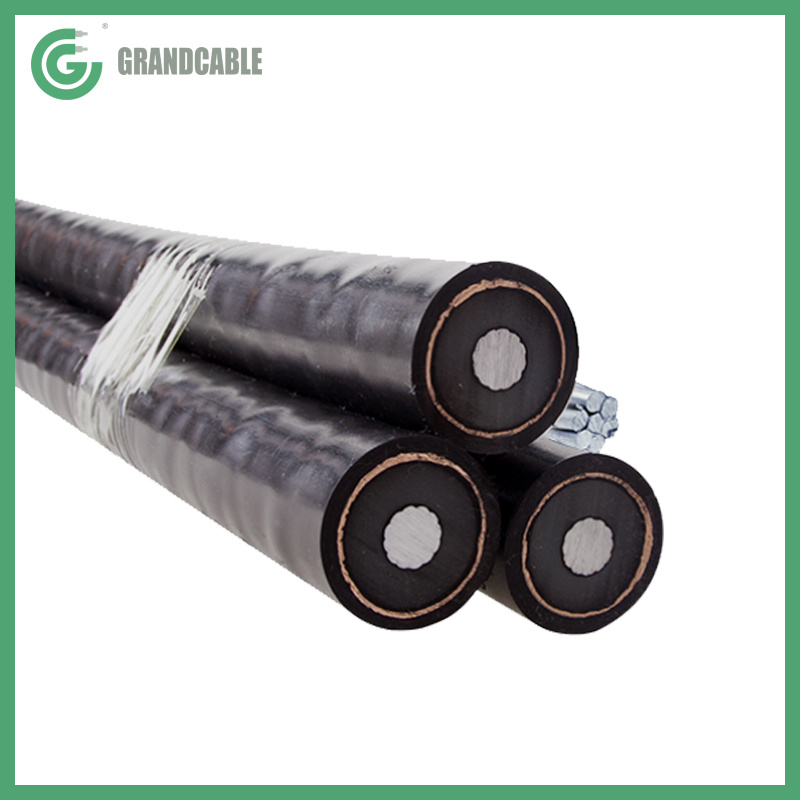 19/33kV Aluminium Conductor AL ABC 3Cx150+50mm2 XLPE Insulated Aerial Bundled Cable