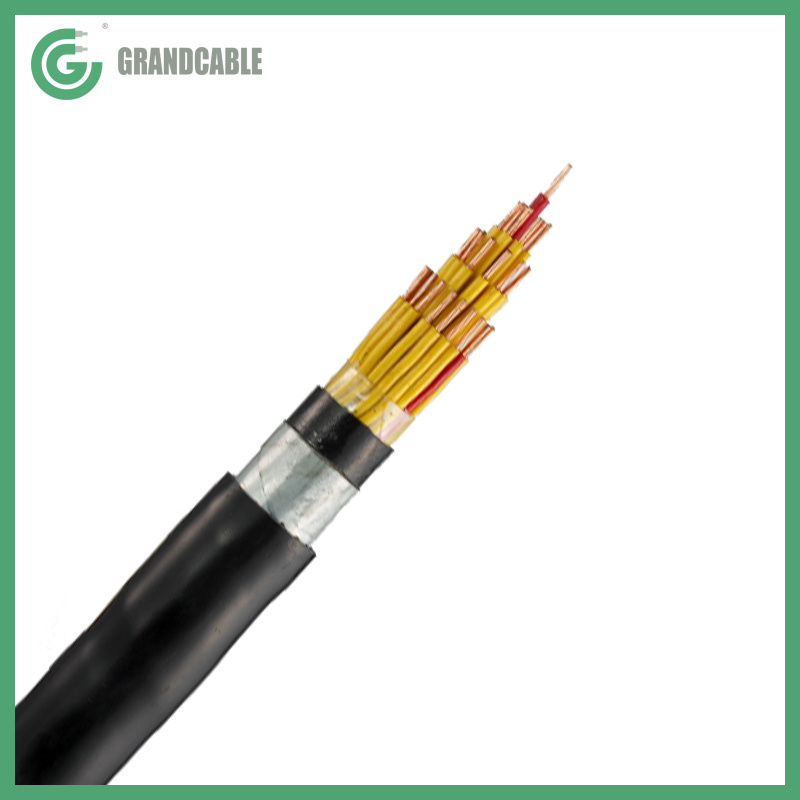 Chine 4X2.5mm2 Câble de commande et d′instrumentation armé de bande d′acier isolé XLPE IEC 60502-1 fabrication et fournisseur