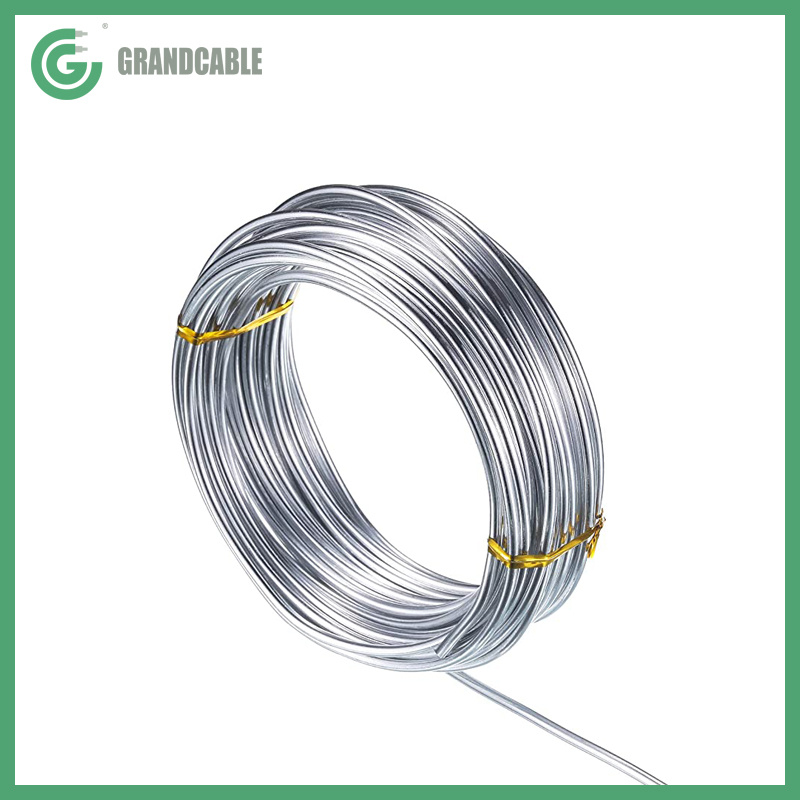 Fil de fer rond en aluminium #6AWG