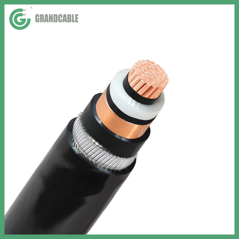 Chine Câble d′alimentation souterrain MV isolé anti-termite CU/XLPE/CTS/PVC/AWA/PVC 8.7/15KV 1X500mm2 fabrication et fournisseur