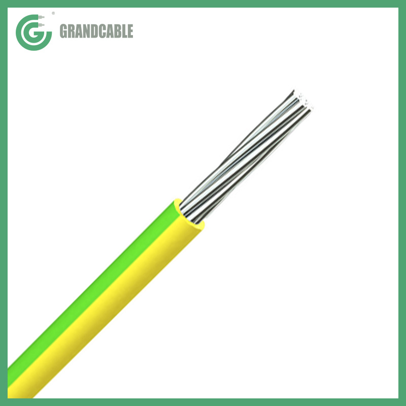 Earthing Conductor Cable, 120mm2, Tinned Copper, PVC Insulated Yellow Green Electric Wire