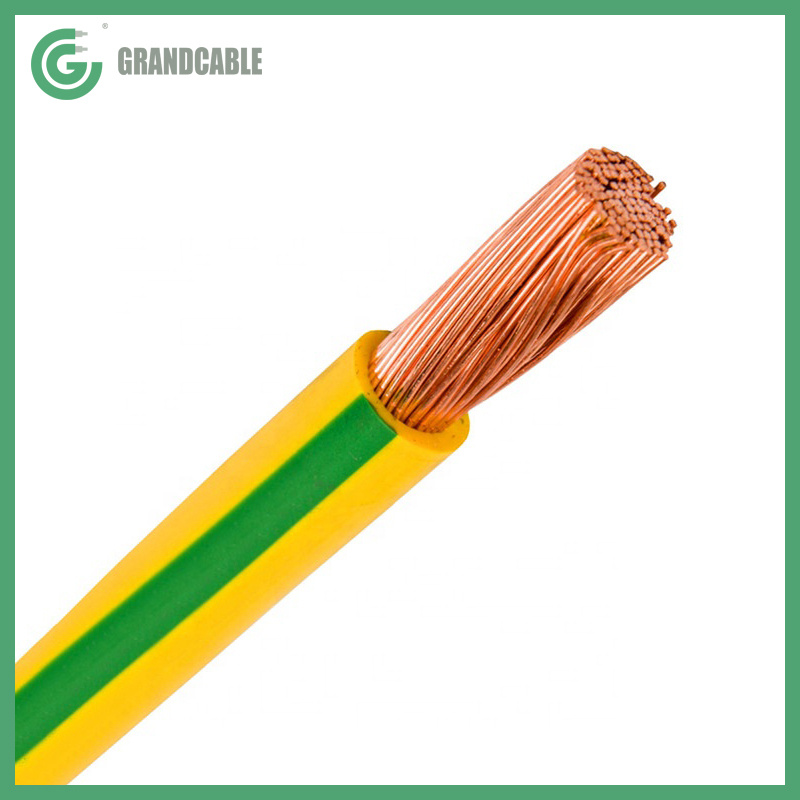 Flexible Electric Cable V/J 1X70mm2 Copper PVC Insulated Wire for 90kV HV Substation