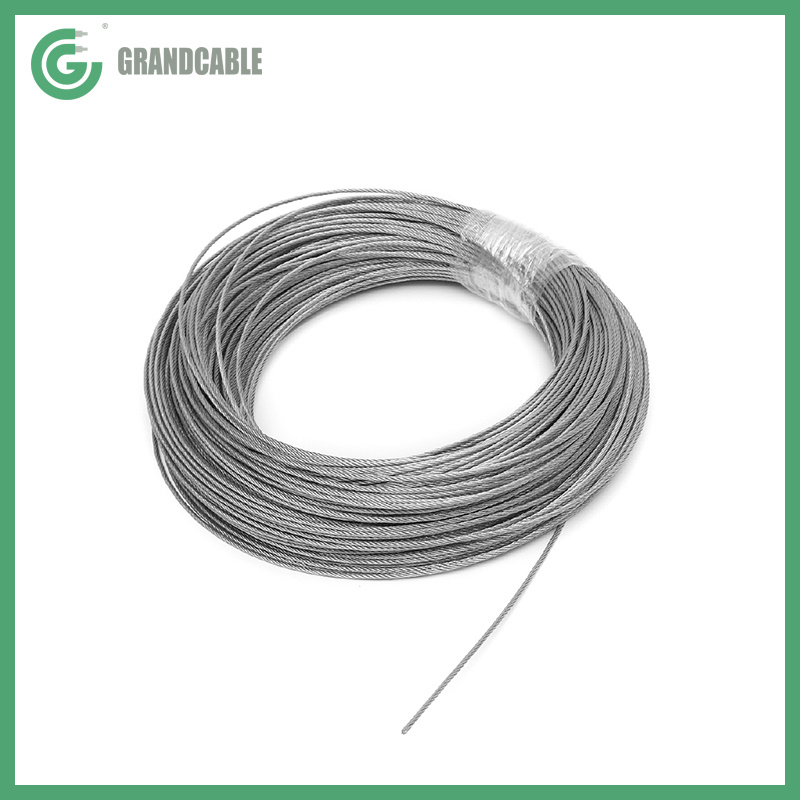 Chine Fil de protection en acier galvanisé/fil de hauban/fil de mise à la terre 9.525mm ASTM B 498 pour 33/11 sous-station Kv fabrication et fournisseur