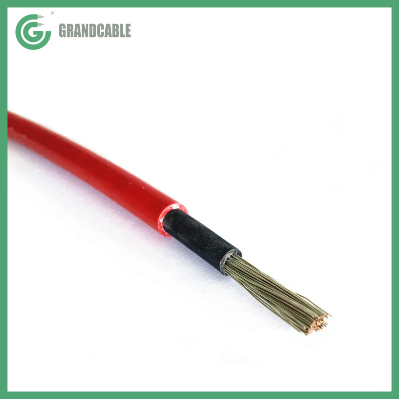 CÂBLE SOLAIRE 1X4MM2 1.8 kV CC - 0.6 / 1 kV CA Câble PV 4mm2 Rouge