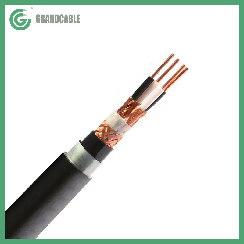 Chine Câble d′instrumentation à paires torsadées 6X2X2.5mm2 isolé en XLPE avec écran individuel et protection globale en LSZH fabrication et fournisseur