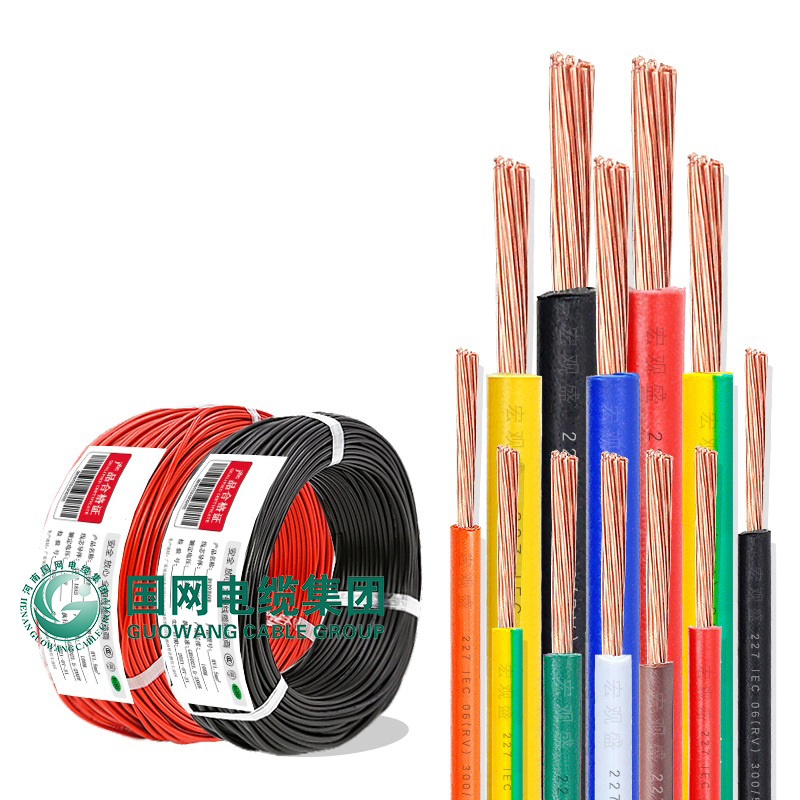 0.2-1.0 1.5 mm 2.5 mm 4 6 10 25mm Single Core PVC Coated Copper Electric Cable and Wire