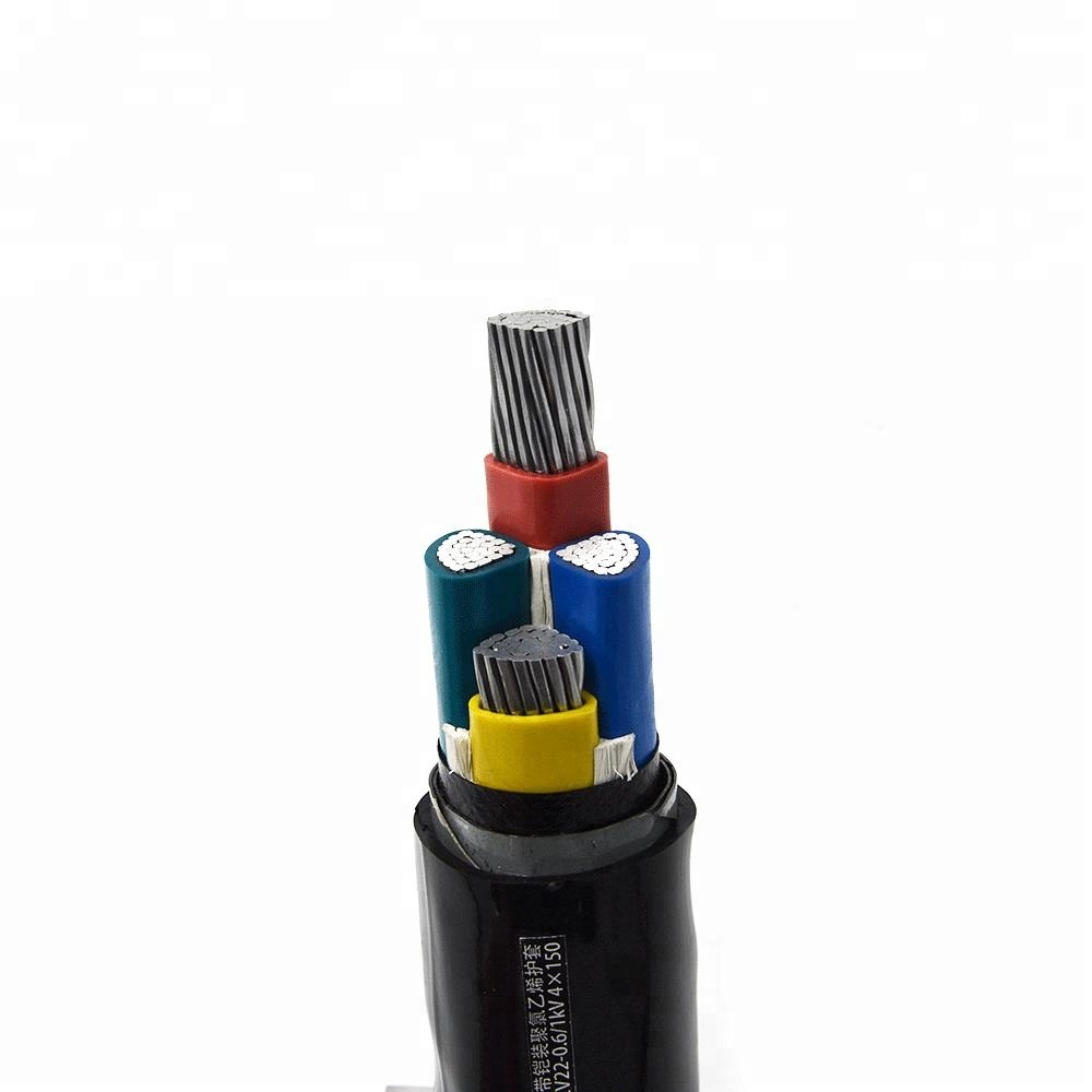 0.6/1kv Conducteur en aluminium isolé en XLPE avec gaine en PVC câble Vlv Yjv Yjlv