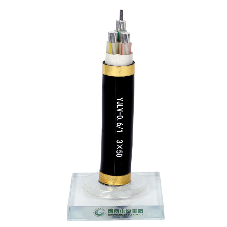 0.6/1kv Aluminum Conductor XLPE Insulation PVC Sheath Multicore Cable 4c*2.5mm2