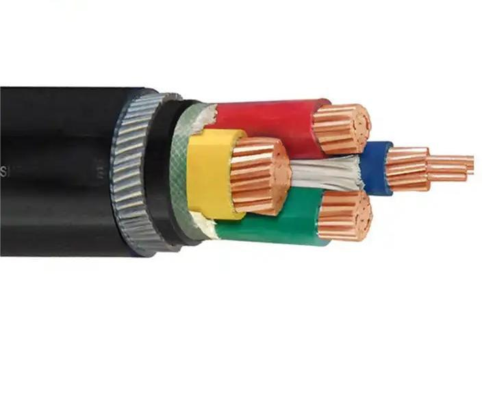 Chine 0.6/1kv Basse Tension 95mm 240 Câble d′Alimentation Souterrain Armé en Cuivre XLPE Isolé en PVC fabrication et fournisseur
