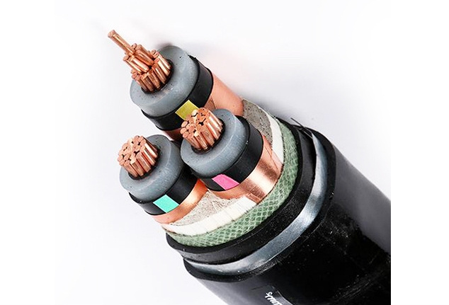 0.6/35kv Cable de potencia con conductor de cobre/aluminio multicore aislado con XLPE y revestimiento de PVC
