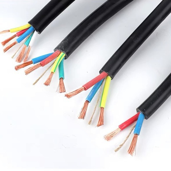 300/500V 2/3/4/5/6/7core Rvv H05VV-F Cu Conductor PVC Insulation PVC Sheath Flexible Wire Cable Electric Wire